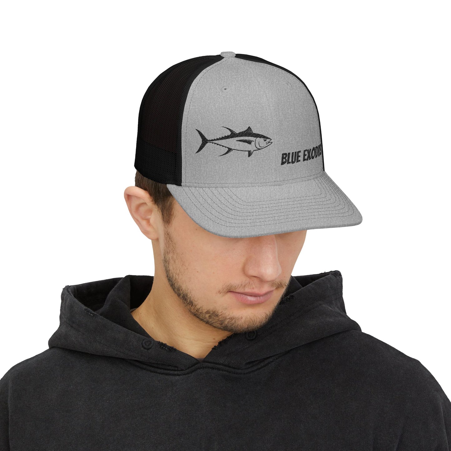 Yellowfin Tuna Blue Exodus SnapBack Trucker